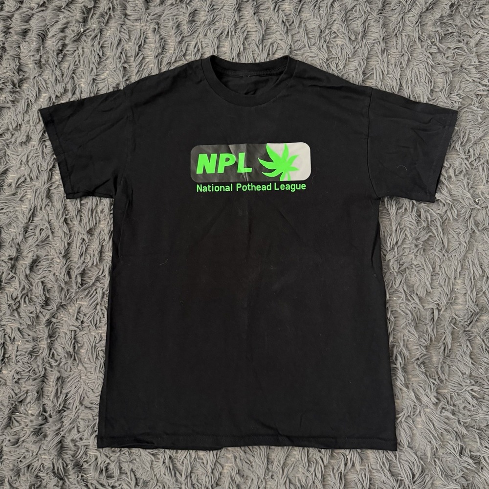 Vintage NPL Paradoy Pot Head Funny Shirt Size Medium Funny Joke Weed Drugs